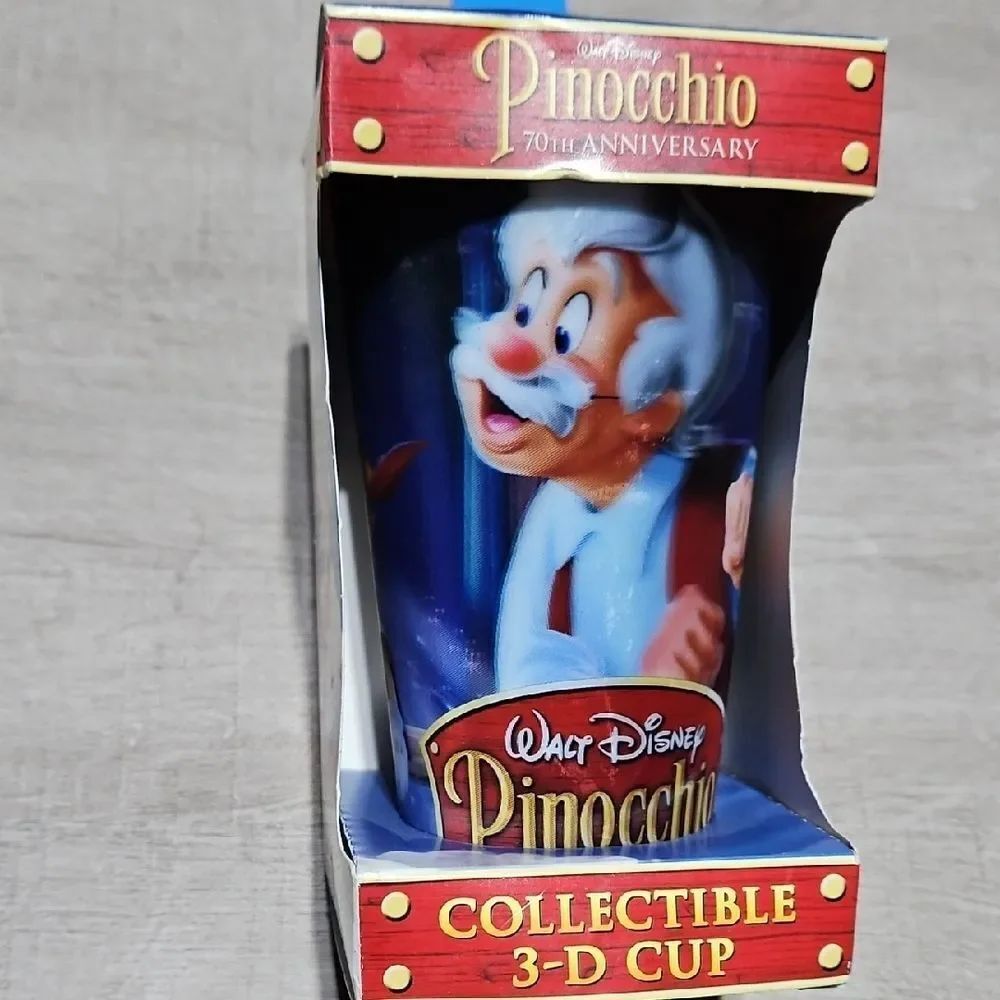 Disney Pinocchio 70th Anniversary 3-D Cup